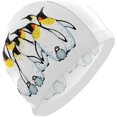 thumbnail image 1 of FYBTO Swimming Cap Winter Animal Penguins Unisex Adult FYBTO Polyester, 1 of 4