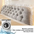 thumbnail image 5 of Dvruxg Large Headboard Pillow Wedge Bed Rest Reading Pillow Daybed Pillows Triangular Headboard Wedge Pillows Bolster Gap Filler Triangle Back Cushion Long Wedge Pillow, 5 of 5