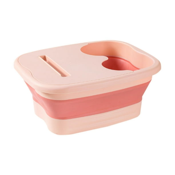 Lavabo plegable para remojo de pies, baño de spa para pies, masajeador para pedicura y remojo de pies