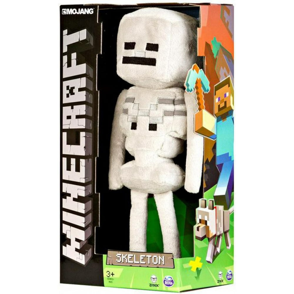 minecraft skeleton plush toy