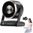 thumbnail image 1 of Smart Digital Display Touch Desktop Fan With LED Display, USB Desk Table Fan, Smart Table Fans, 100Speeds, Silent Air Circulator Fans, 120° Adjustable Head Tilt, Mini Desktop Cooler for Indoor (Black), 1 of 7