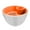 White bowl orange to, variant on hejhncii Plastic Nut Cleaning Utensil For Removing Shells From Pistachios Duals-Chamber Dry Fruits Ergonomic Kitchen Tool