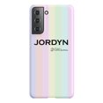thumbnail image 1 of Personalised Pastel Stripes Samsung Galaxy S22 Case,iPhone 14 Pro Max, 1 of 4