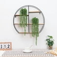thumbnail image 4 of Artificial Hanging String Of Pearls Plant Potted Succulent For Indoor Outdoor Shelf Wall Decor Home Office Bathroom Greenery, 4 of 9