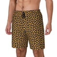 thumbnail image 2 of Uemuo Candy Corn Pattern Mens Swim Trunks Quick Dry Board Shorts with Mesh Lining, Stretch Beach Shorts Quick Dry No-Chafing Board Shorts-3X-Large, 2 of 9
