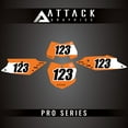 thumbnail image 2 of Attack Graphics Pro Series Number Plate Backgrounds for KTM 250 XCF-W 2016, 2 of 4