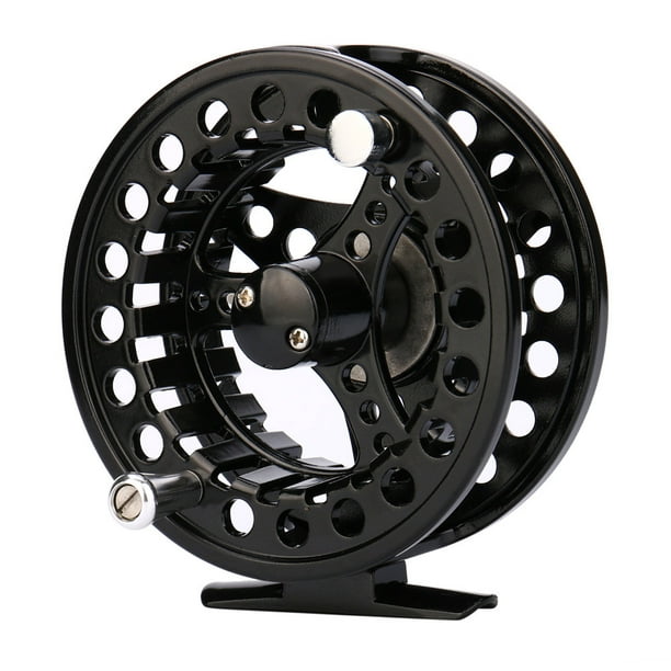 XZNGL Fly Lines for Fly Fishing Fly Reel 5/6 Wt Large Arbor Silver/Black  Aluminum Fly Fishing Reel