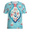 thumbnail image 5 of Nautical Adventure -2 Women's T-Shirt Short Sleeve T Shirts Tops Tee Ladies Loose T, 5 of 7