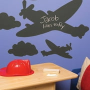 Wallies Planes and Clouds Chalkboard Wall Decal