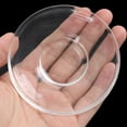 thumbnail image 6 of 4Pcs Clear Glass Saucers Round Glass Plates Decorative Coffee Saucers Snack Storage Dishes, 6 of 9