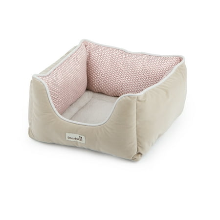 SmartyKat Kitty Canyon Cat Bed, Grey Circles