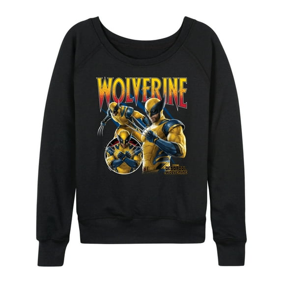 Marvel Wolverine - Collage - Women's French Terry Pullover Sweatshirt