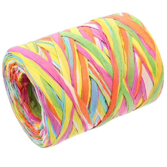 PBPBOX Multicolor Paper Raffia Rope for DIY Decor Present Wrapping and Craft ng
