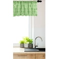 thumbnail image 3 of Ambesonne Abstract Window Valance, Simple Monochrome Shapes, 54" X 12", Pale Green Lime Green, 3 of 3