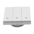 thumbnail image 2 of Wi-Fi Smart Switch Light Switch Push Button Voice Control, Remote Control, Touch Control Compatible with Assistant Schedule, Timer, Countdown Needs Neutral Wire No Hub Required, 2 of 7