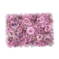 thumbnail image 2 of Panel de flores artificiales, panel floral, fondo de rosas, fondo de boda Estilo D, 2 of 9