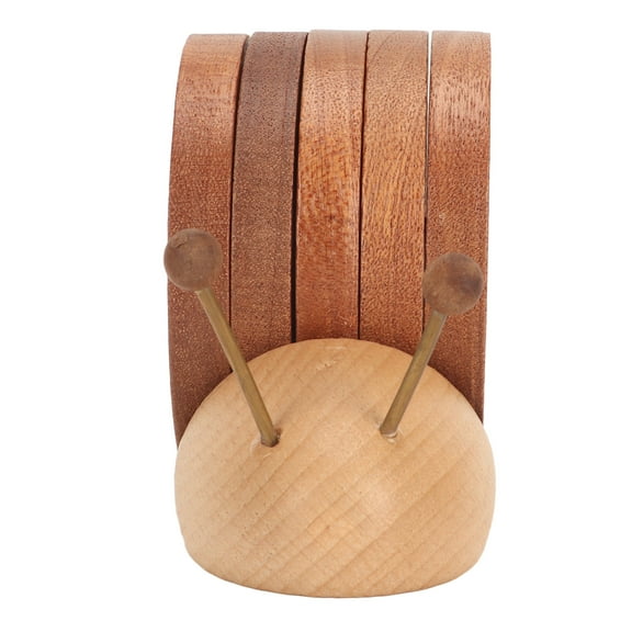 Snail Coaster Set with Magnet Cute Exquisite Eco Friendly Wood Drink Coasters for Home Restaurant