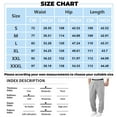 thumbnail image 3 of Men's Wide Leg Baggy Sweatpants - Cotton Open Bottom Joggers with Pockets, Casual Loose Fit Trousers Dark Green 2XL, 3 of 6