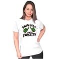 thumbnail image 4 of This Girl Loves Zombies Thumb Hands Womens Fitted Plus Size Graphic Tee Brisco Brands 2X, 4 of 5