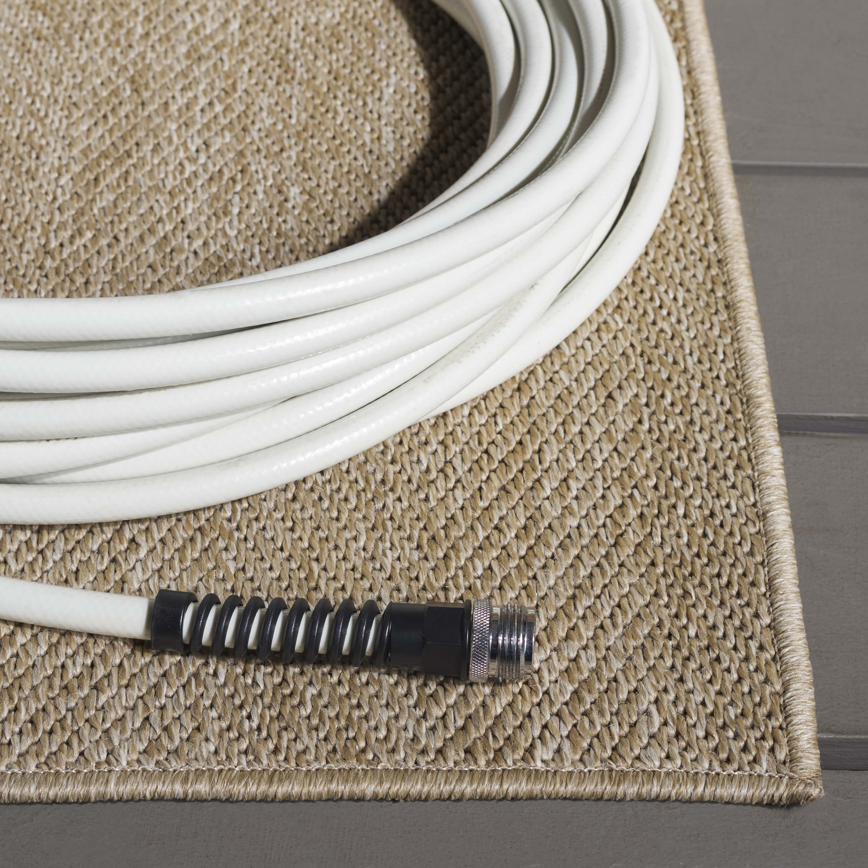 SAFAVIEH Sisal Performance Tendrils Solid Indoor/Outdoor Runner Rug, Natural, 2'2" x 8'