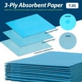 thumbnail image 2 of 3-Ply Dental Bibs, Tattoo Bib, 13" x 18", Blue, 50 Count, 2 of 8