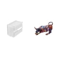 thumbnail image 1 of caso de tejido,Caja de almacenamiento de papel higiénico para montaje en pared,Soporte de pared acrílico para papel higiénico y toallas,Estatua de toro de resina,Estatua de toro de resina, 1 of 8