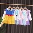 thumbnail image 3 of Vestidos de princesa Vestidos de malla de princesa de manga larga Vestidos para niños, 3 of 6