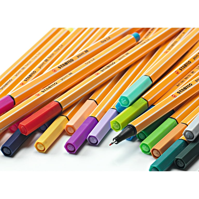 12pcs/lot Germany STABILO fiber colored gel pen set Stabilo swan 88 fiber  pen kawaii stationery office school supplies Papelaria - AliExpress
