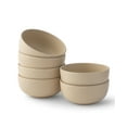 thumbnail image 2 of JoyJolt Mesa 18pc Stoneware Dinnerware Set - Beige, 2 of 23