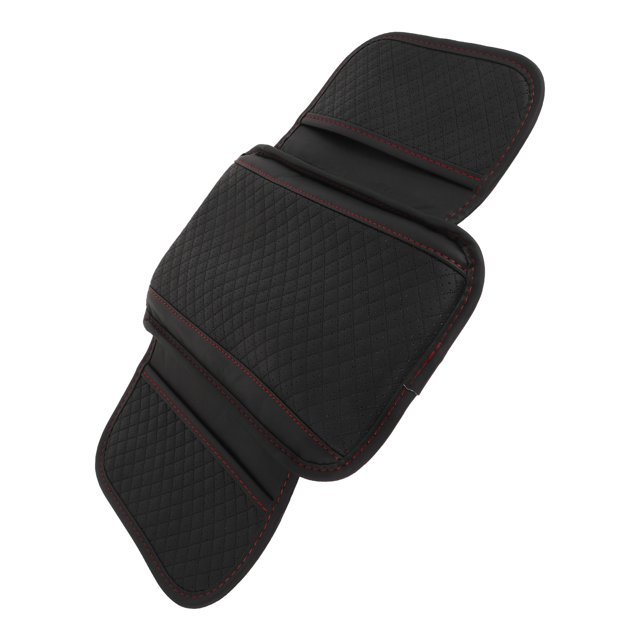 WASHWEPE Funda Reposabrazos Para Auto Con Cojín Transpirable Y Bolsa De Almacenamiento Para Consola