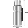 thumbnail image 4 of Stainless Vacuum-Insulated Beverage Bottle, 40 Ounce, Midnight Blue, 4 of 6