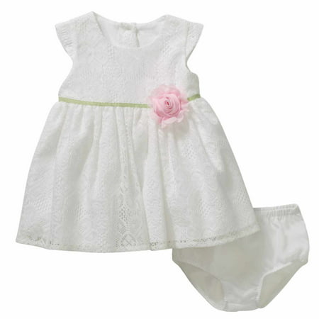 Infant Girls White Lace Easter & Holiday Baby Dress