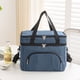thumbnail image 3 of Bolsa térmica grande para almuerzo, lonchera térmica suave y refrescante para adultos, hombres y mujeres, azul oscuro, 24 latas (15 l, azul marino), 3 of 6