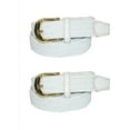 thumbnail image 2 of CTM  Elastic Braided Stretch Belt (Pack of 2) (Women), 2 of 3