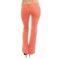 thumbnail image 3 of Vivian's Fashions Yoga Pants - Extra Long, Misses Size (Coral, 4X), 3 of 3