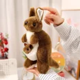 thumbnail image 2 of Juguete de Peluche Mediano Marrón -11 Inch Kangaroo Plush Animal de Peluche - Lindos Peluches de Kangaroo Mom, 2 of 6