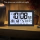 thumbnail image 3 of Reloj despertador electrónico digital con pantalla táctil creativa, temperatura y humedad, 3 of 6