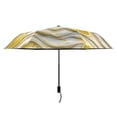 thumbnail image 2 of Lemon Slice and Cream Compact Sun Umbrella Windproof Travel Umbrellas for Rain Strong Portable UV Protection, 2 of 8