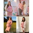 thumbnail image 2 of Vestido de maternidad MUSIDORA Verano Embarazo Rosa Talla XL, 2 of 6