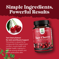 thumbnail image 3 of Natures Craft Extra Strength Tart Cherry Extract 7500mg per Serving Capsules - Uric Acid Cleanse - Gout Kidneys Urinary Tract Health & Joint Support - 240ct, 3 of 9