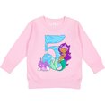 thumbnail image 2 of Inktastic Fifth Birthday Mermaid Toddler Sweatshirt, 2 of 4