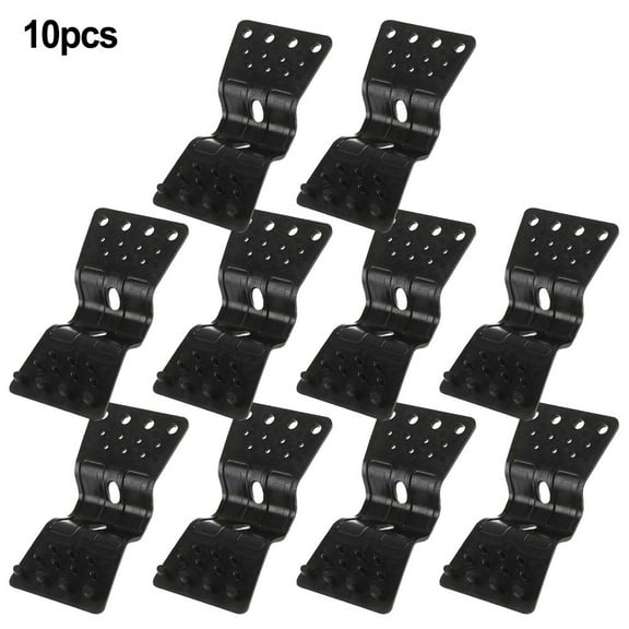 Heavy Duty Butterfly-Shaped Plastic Clips for Shade Cloth Garden Greenhouse Tent Tarp 10 Pack Black Easy Install