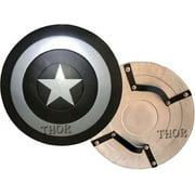 THOR INSTRUMENTS Universe Classic Collection America Avengers Shield 22" Rustic Vintage Home Decor Gifts