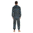 thumbnail image 7 of joogoo 3d Dragon Scales Blue Unisex Adults Onesies Pajamas Jumpsuits L, 7 of 7
