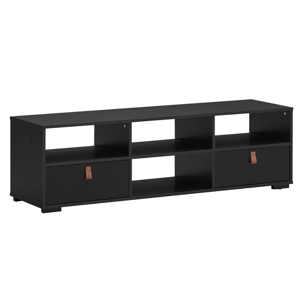 Finihen TV Stand, TV Cabinet, TV Stand Entertainment Media Center Console for TV's up to 60 Inch with Drawers, Media Entertainment Center with Storage, for Living Room, Bedroom, Black