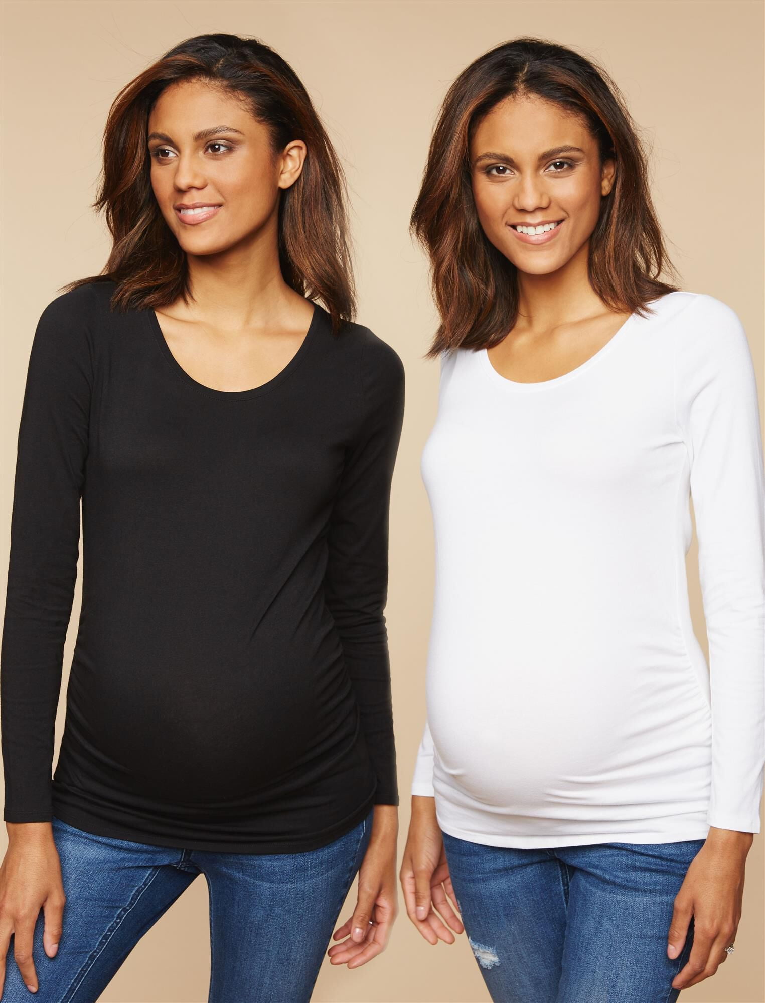 Motherhood Maternity Motherhood Maternity Bumpstart Womens Long Sleeve Maternity T Shirt 2 
