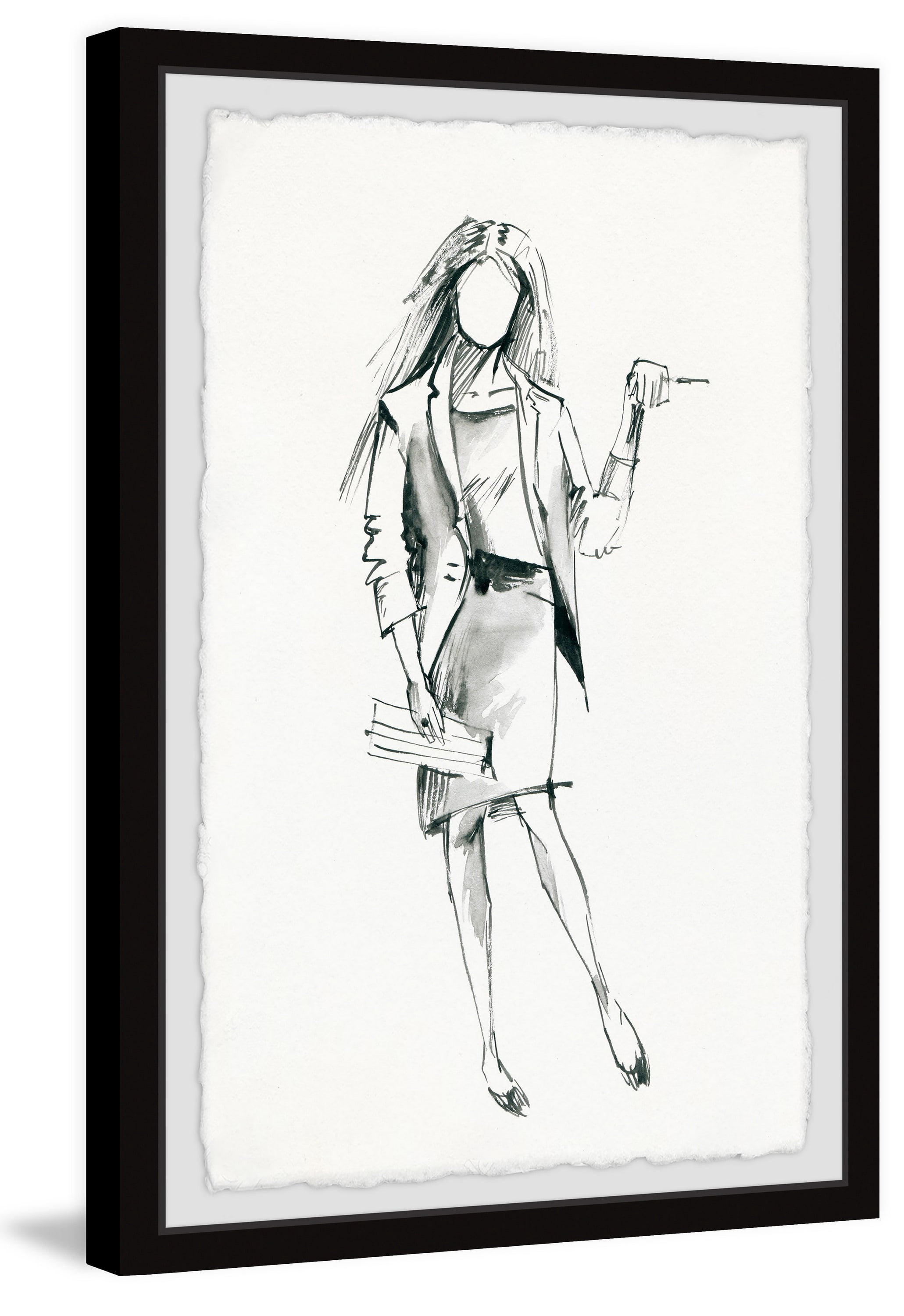 Marmont Hill Office Attire Framed Wall Art, 20.00" x 1.50"