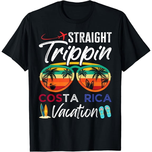 Straight Trippin Costa Rica Couples Family Vacation Group T-Shirt