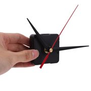 NICEXMAS 2Pcs Home Clock Movement Accessory Black ABS Material with Precise Time and Easy Installation