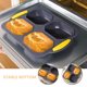 thumbnail image 4 of 1 alfombrilla de silicona para hornear con mango largo, almohadilla antiadherente para amasar pan, almohadilla para transferir masa, suministros de panadería, herramienta de cocina, 4 of 6